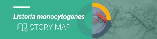 Listeria monocytogenes story map