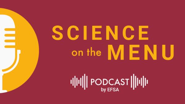 Science on the Menu podcast red banner, second episode