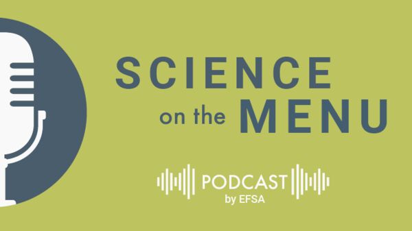 Science on the Menu podcast green banner, third episode