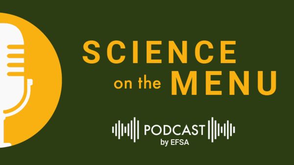 Science on the Menu podcast grey banner, seventh episode