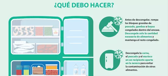 infographic defrosting food safely