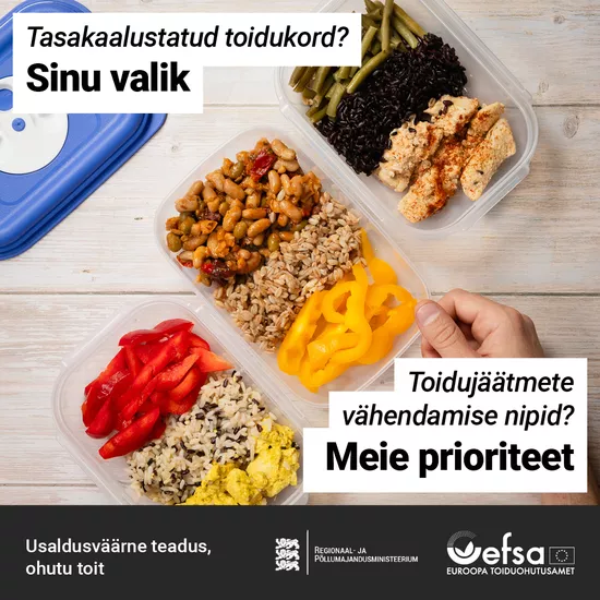 Kausid taustal erinevate koostisosadega